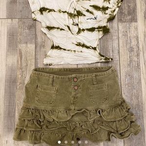 Betsey Johnson ruffle skirt